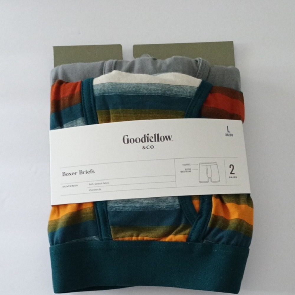 Goodfellow & Co Multicolor Striped Boxer Briefs